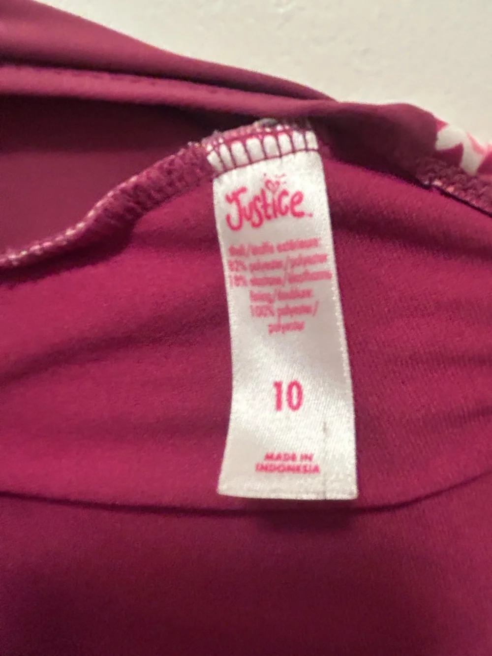 Justice Teen/Tween Tankini (size 10)